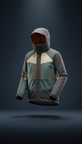 Wasserdichte technische Shell-Jacke