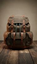 Expeditionsrucksack aus Canvas