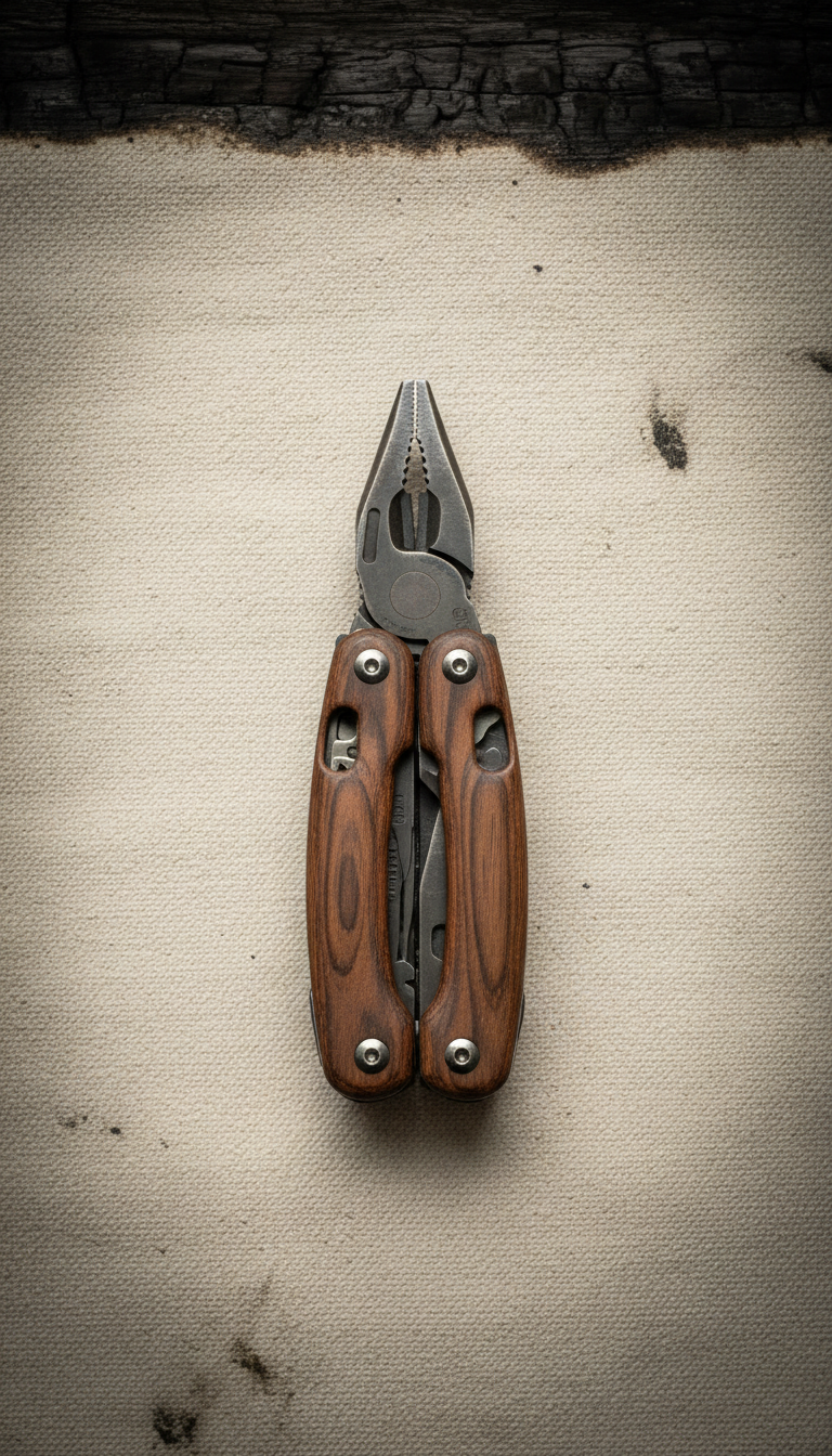 Multi-Tool mit Holzgriff